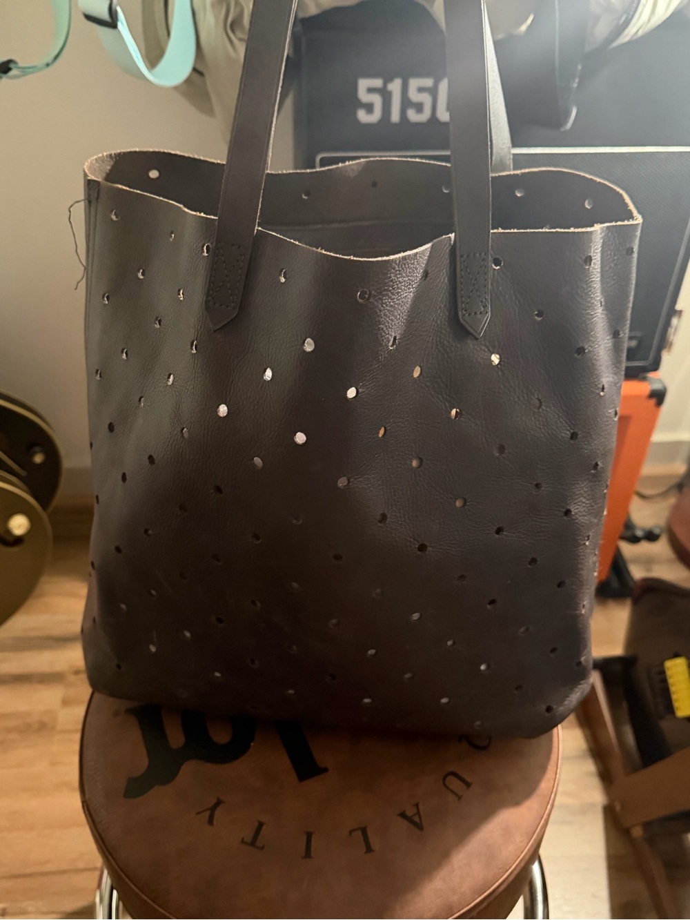 Madewell Leather Tote Bag